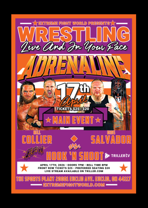 🎟️ ADRENALINE 12 Live! – Front Row Ticket