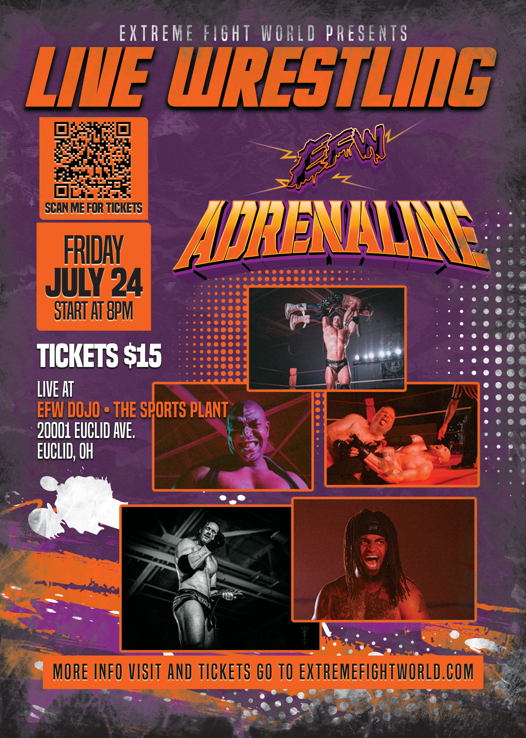 EFW ADRENALINE 13 Live! Flyer