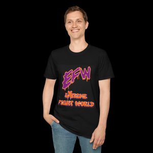 Extreme Fight World 2026 Retro EFW Drip Logo Tee