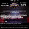fan experience entrance EFW 6: Night of Destiny 2: Special Fan Experience Lottery Entry